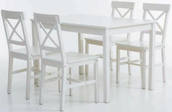 - 3617321 S366913 STÓŁ OBLING LUB KRZESŁA HALDRUP Stół: Okleina.