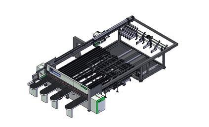 SELCO WN 6 C B A SELCO WNTR 610-630 - 650 3800X2200 4500X2200 mm mm A 5950 6650 B 9950 11490 C 4230 4930 Maksymalne wysunięcie piły 610 630 650 mm 95 108 123 Silnik piły głównej kw/hz 15,0-17,3/50-60