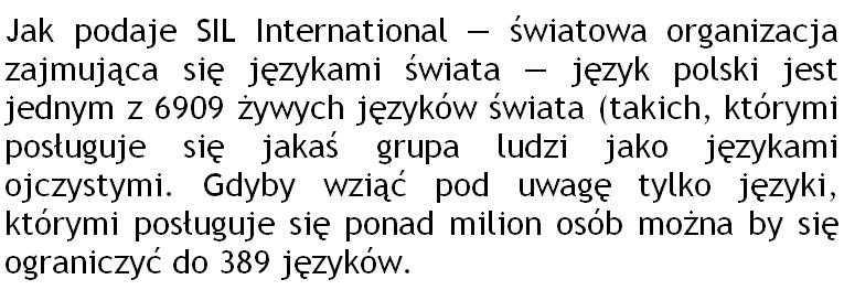 Wstępne przetwarzanie tekstów jest silnie uzależnione