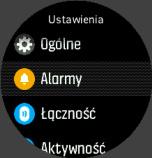 Wróć do menu naciskając lewy dolny