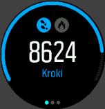 3. Funkcje 3.1. Śledzenie aktywności Zegarek monitoruje ogólny poziom aktywności w ciągu dnia.