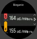Ustaw domyślne strefy tętna Ustaw swoje domyślne strefy tętna w ustawieniach w sekwencji Trening» Strefy intensywności» Strefy domyślne 1.
