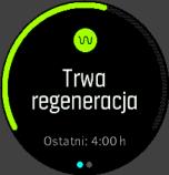 Gdy rejestrujesz ćwiczenie (zobacz 3.20. Rejestracja ćwiczenia), możesz przesunąć palcem w górę i w dół, aby zobaczyć krótką listę trybów sportowych.