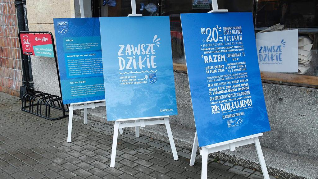 Z okazji 20-lecia działalności organizacja pozarządowa MSC zachęca do ochrony dzikich mórz i oceanów kampanią Zawsze Dzikie skierowaną do konsumentów, partnerów i interesariuszy M SC!