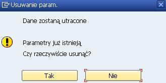 20. Zatwierdź ikoną TAK pojawiający się ekran. 21.