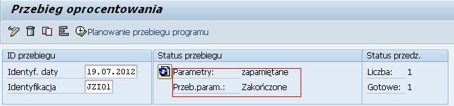 12. Zapisz dokonane wybory za pomocą ikony. 13. Wykonaj przebieg oprocentowania wybierając ikonę Planowanie przebiegu programu. 14.