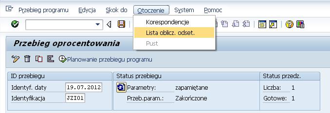 16. Z górnego paska menu wybierz Otoczenie