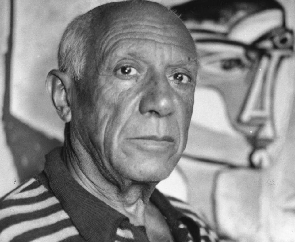 Pablo Picasso hiszpański malarz, rzeźbiarz i grafik, jeden z