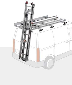 acero inoxidable Bagażnik dachowy składa się z: - aluminiowe listwy poprzeczne z uchwytami i gumowymi osłonami - aluminiowe listwy boczne -