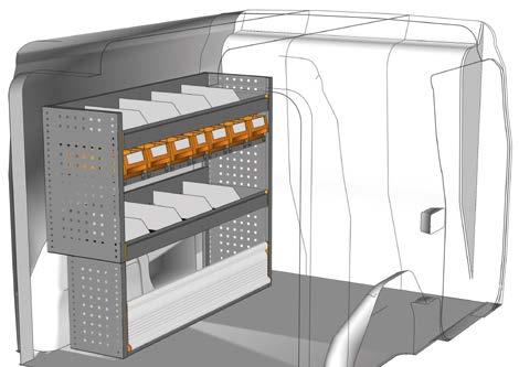 8 FIAT DOBLÒ L1 H1 CARGO FURGÓN - FURGON EJEMPLOS DE EQUIPAMIENTO - PRZYKŁADY WYPOSAŻENIA DO 1210 01* A=1225 P=365 H=1000 mm - D=1225 G=365 W=1000 mm DO 1210 02* A=1225 P=365 H=1000 mm - D=1225 G=365