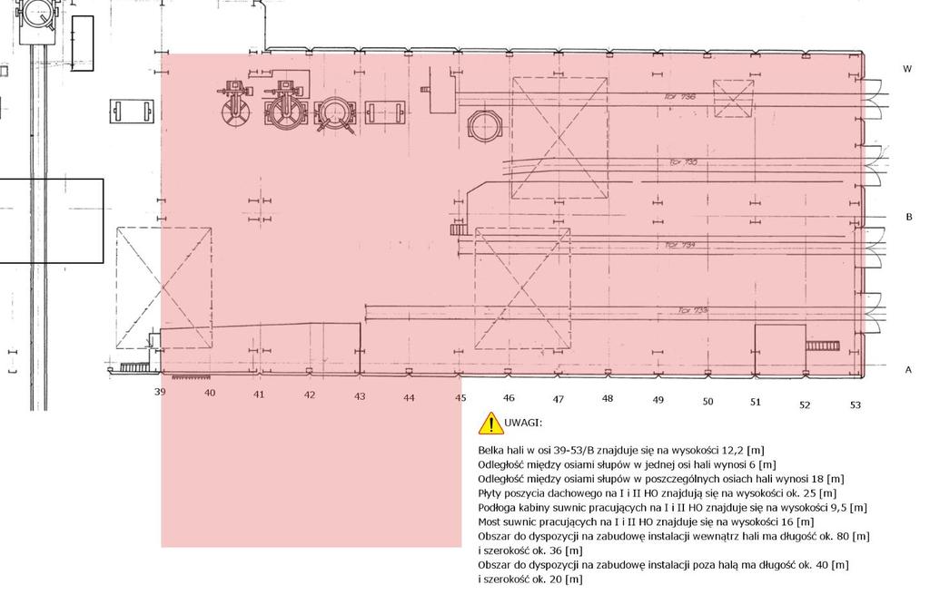 Rysunek nr.2 Lokalizacja Stanowiska VTD. Wraz z szczegółowymi informacjami dot.