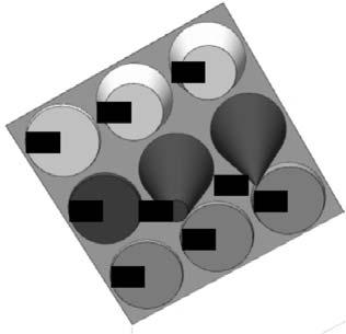 Beam Position. The geometrical adjustment of the experimental setup with respect to the deuteron beam was tuned before the irradiation by means of sensitive Polaroid ˇlms.