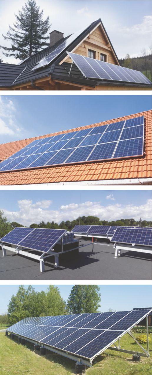 Wsparcie realizacji inwestycji Dzięki ogólnopolskiej sieci wykonawców, firma Hewalex realizuje inwestycje związane z budową instalacji PV w sposób