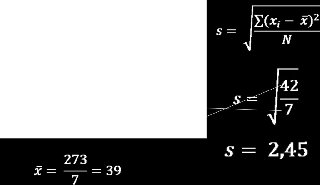 3. dla szeregów przedziałowych s = (x i x ) 2 n i s = ( x i x ) 2 n i