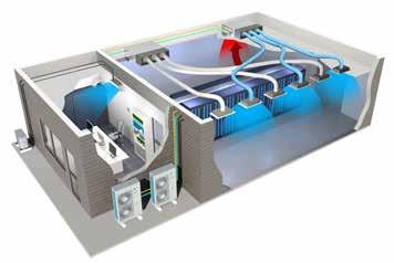 Przegląd rozwiązań Daikin Elastyczne sterowanie Elastyczność i niezawodne działanie serwerowni i pomieszczeń technicznych wymaga skalowalnej i nadmiarowej infrastruktury chłodzącej.
