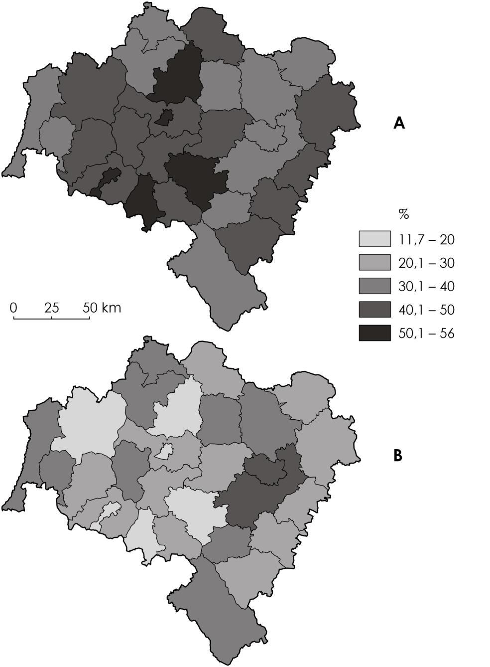 Ryc. 47. Bezrobotni w województwie dolnośląskim w 2008 r. według czasu pozostawania bez pracy.