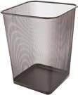 (mm) czarny 345 x 290 x 295 Kosz na śmieci 18 l,  (mm) czarny 270 x 270