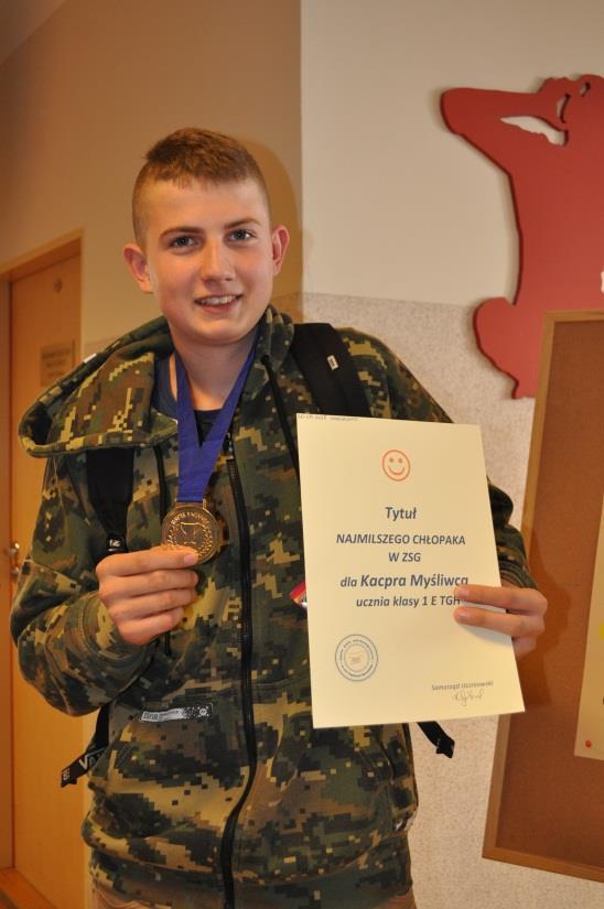 Wybieramy Najmilszego Chłopaka ZSG 27 września 2018 r.