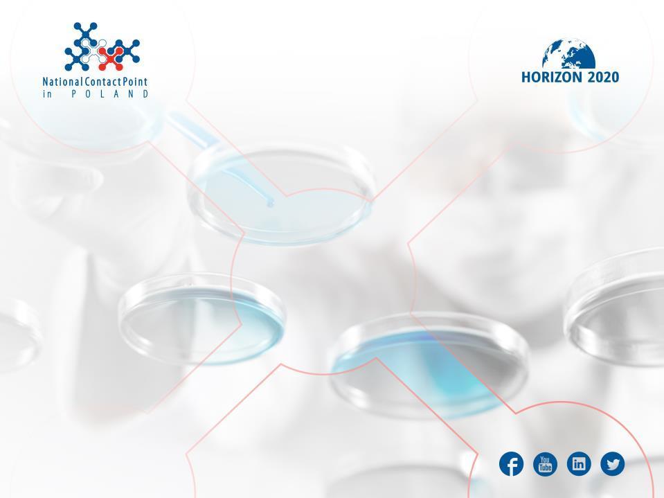 Łódź, 24.09.2018 Międzynarodowy Kongres Biogospodarki 24 września w Łodzi Biogospodarka w Programie Ramowym Horyzont 2020. Plan Pracy na 2019 rok 2.