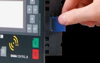 KOMPRESSOREN Zalety sterowania dmuchawy SIGMA CONTROL 2 Zintegrowane sterowanie SIGMA CONTROL 2, utworzone na bazie komputera przemysłowego, za pomocą licznych czujników nadzoruje i reguluje