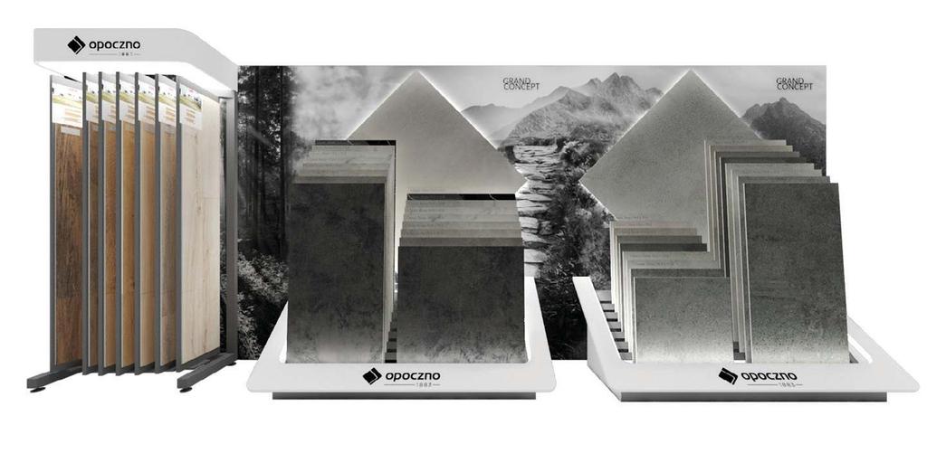 Wsparcie trade-marketingowe EKSPOZYTOR PLANSZOWY LUMBER NA GRAND WOOD FORMATY 19,8 X 179,8 ; 19,8 X 119,8 EKSPOZYTOR MIRACULUM NA GRAND STONE_GRAND CONCRETE FORMATY 9,8 X 119,8 ; 79,8