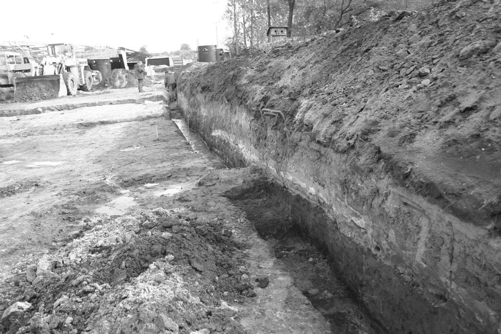 site no. 3 Fot. 6. Ściana S na obszarze wschodniej części stanowiska 3 (fot. K.