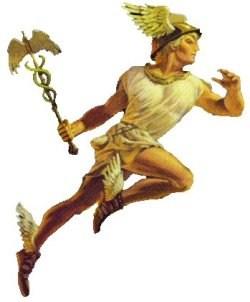 Hermes bóg sprytu i zręczności, boski posłaniec. Pełnił funkcję opiekuna dróg, heroldów, podróżnych, kupców, rzemieślników i złodziei. Czczono go na wiele sposobów, np.