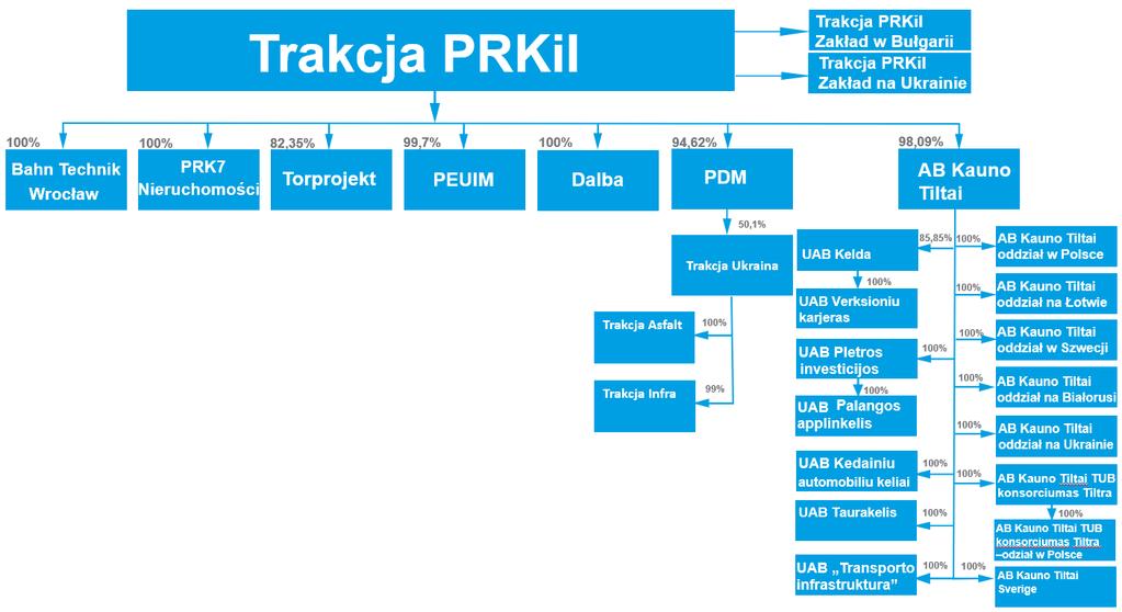 Struktura kapitałowa Grupy