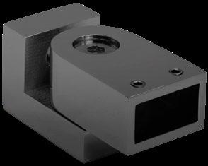 AOSTA LINEA NERA DOCCIA SHC04ADJ Łącznik regulowany ściana-reling Adjustable wall