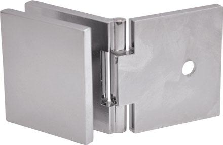 VENEZIA KLAMRY REGULOWANE SERIA TGAC 700 ADJUSTABLE CLAMPS TGAC 700 SERIES TGAC701 Klamra regulowana (szkło - ściana), H=51 mm Adjustable clamp (glass to wall), H=51 mm TGAC704 Klamra