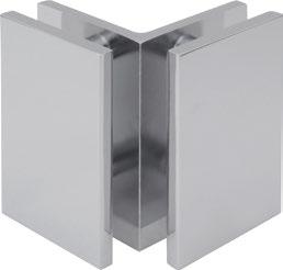 TGSC501 Klamra standardowa (szkło ściana), H=72 mm Standard clamp (glass to wall), H=72 mm TGSC502 Klamra standardowa 180 (szkło szkło), H=72 mm Standard clamp 180 (glass to glass),