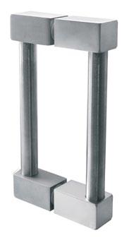 door handle 60 19 41 100 14 219 200 200 14 19x19 Przygotowanie szkła Materiał / Material H19-19-220PSS stal nierdzewna / stainless steel połysk / polished