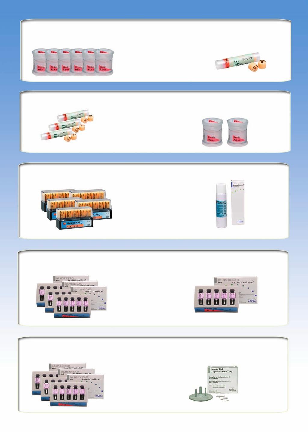 6xIPSe.maxCeram Dentin20g 1xIPSe.maxPres/5szt.** (dowyboru:lta2,a3/mta2,a3) 975PLN* 3xIPSe.maxPress5szt. 2xIPSe.