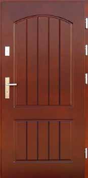 drzwiach otwieranych do środka zadaszenie jest obowiązkowe. Wyrób spełnia normę PN-EN 14351-1+A1:2010.