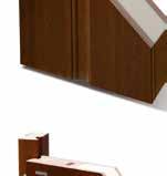 drewniany, aluminiowy z przekładką termiczną i okuty metalem (za dopłatą) uszczelka piankowa zawiasy regulowane w trzech płaszczyznach z nakładkami ozdobnymi kaseton ozdobny z naturalnego drewna
