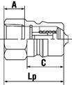1/2 ) 20 bar (2 ) NBR: od -20 C do +80 C (standard) Viton: od -20 C do +180 C (opcja) EPM: od -40 C do +150 C (opcja) Uniwersalne szybkozłącza o doskonałej trwałości, przeznaczone do wody, olejów