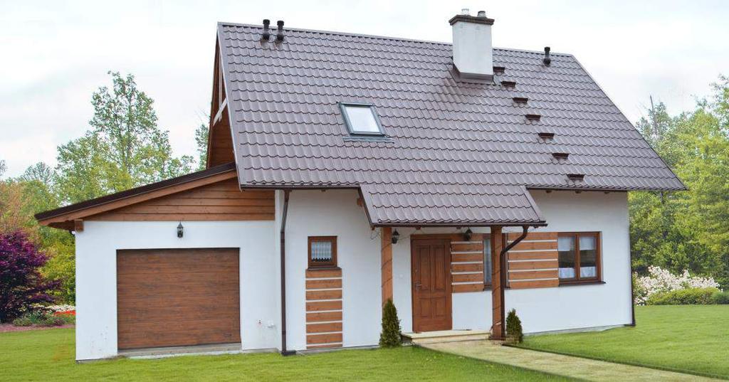 Dom drewniany MEDIOLAN I Pow. użytkowa: 120,00 m 2 Wymiar domu: Wymiar garażu 9x7 m 4x6 m W domu MEDIOLAN I każda chwila upłynie niezwykle wygodnie.