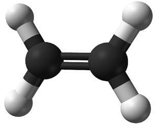 o utworzeniu wiązań orbitali molekularnch omiędz atomami w rzeczwitości jednak hbrdzacja jet tu 3 i dwa orbitale zhbrdzowane tworzą odwójne wiązanie omiędz węglami; odobnie w benzenie C 6 H 6