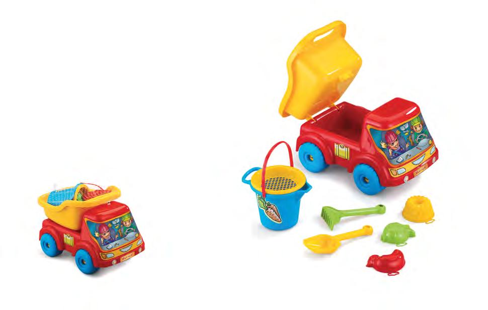 with sand set Car Bartek + waffle blocks