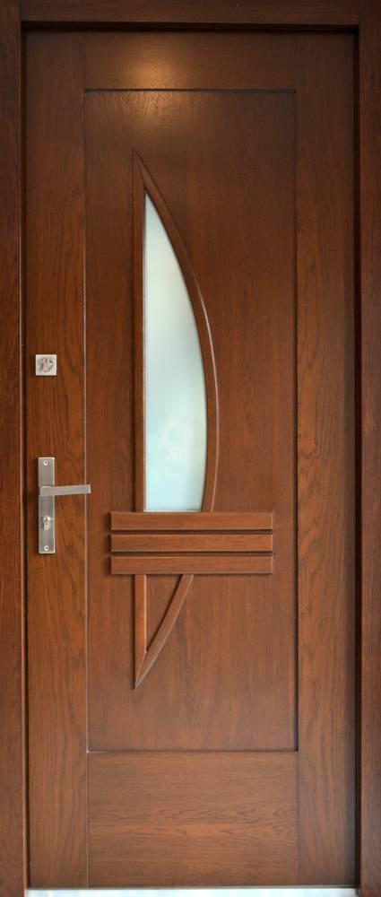 Drzwi zewnętrzne dębowe W149 L wymiar zewnętrzny: 103 x 206,5 cm wymiar światła: 88 x