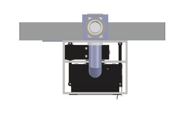 zbiornikiem 30 kg Kominek FELIX ze standardowym zbiornikiem 30 kg 1 - Komin ceramiczny Ø 180 mm 2 - Szczelne