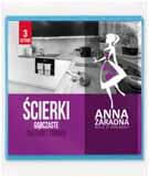 Ściereczki na rolce Anna Zaradna 1 opak.; 50 listków -22% 699 8,99 Ścierka do podłogi z mikrofibry Anna Zaradna 1 szt.