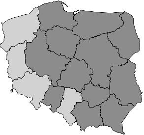 poprzedniego, wzorca typu. Na obszarach wiejskich występował on nadal w 44% regionach.