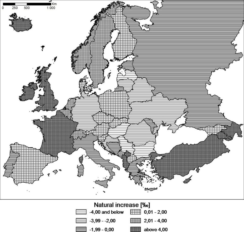 Anna Janiszewska 29 Fig. 2. Natural increase in European countries in 2011 Source: Source: Eurostat, http://epp.eurostat.ec.europa.