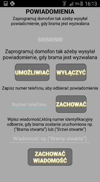 3. OBSŁUGA POŁĄCZEŃ Funkcja ta jest normalnie stosowana wyłącznie w przypadku domofonów, które są rzadko używane i wyłącznie w przypadku kart SIM, które mogą być wyłączone przez operatora ze względu