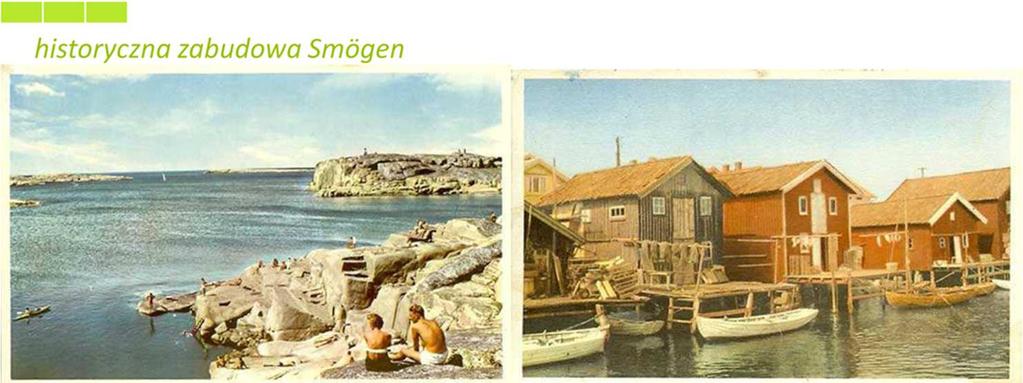 Udde settlement in Smögen as a modern coastal