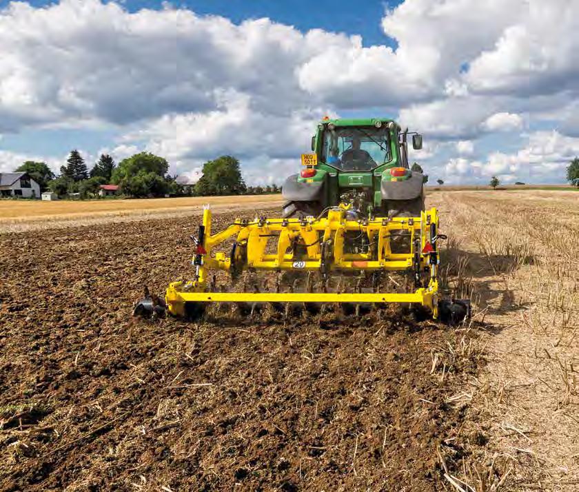 Dlaczego TERRALAND? GŁÓWNE ZALETY MASZYNY AGRONOMICZNE ZALETY MASZYNY Główne ramy nośne maszyny są wyprodukowane, ze stali o wysokiej wytrzymałości (Alform).