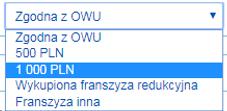 Suma ubezpieczenia ustalana jest przez Ubezpieczającego na dzień zawarcia umowy ubezpieczenia dla: 1) sprzętu elektronicznego, medycznego, geodezyjnego na sumy stałe według: a) wartości