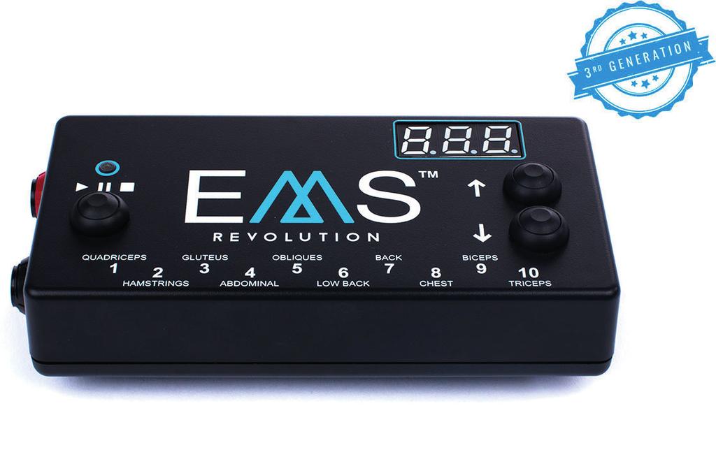 Elektrostymulacja trzeciej generacji EMS Revolution to całkowicie nowa koncepcja treningu.