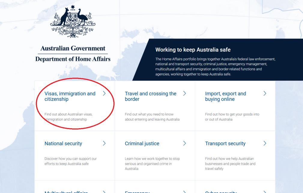 INSTRUKCJA WYPEŁNIANIA WNIOSKU WIZOWEGO DO AUSTRALII Wniosek wizowy należy składać elektronicznie za pośrednictwem strony internetowej.
